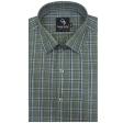 Checks Green Shirt : Business