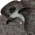 Print Brown Shirt : Party