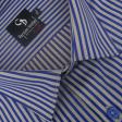 Stripes Blue Shirt : Business