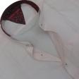 Self Design Pink Shirt : Slim
