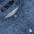 Print Blue Shirt : Party