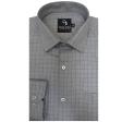 Checks Gray Shirt : Business
