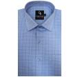 Checks Blue Shirt : Business