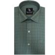 Checks Green Shirt : Business