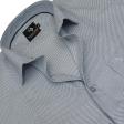 Self Design Blue Shirt : Business