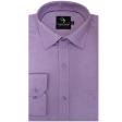 Self Design Mauve Shirt : Business