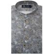 Print Gray Shirt : Party