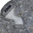 Print Gray Shirt : Party