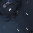 Print Blue Shirt : Party