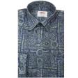 Print Blue Shirt : Ditto