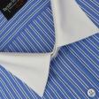 Stripes Dark Blue Shirt : Business