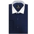 Plain Navy Blue Shirt : Business