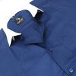 Plain Navy Blue Shirt : Business