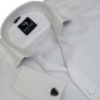 Self Design White Shirt : Business