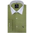 Self Design Yellow Shirt : Business