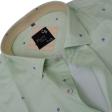 Print Green Shirt : Party