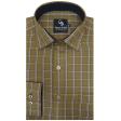 Checks Fawn Shirt : Business