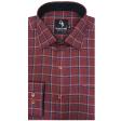Checks Rust Shirt : Business