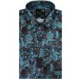 Print Green Shirt : Party