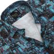 Print Green Shirt : Party