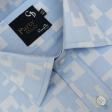 Print Blue Shirt : Party