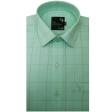 Checks Light Green Shirt : Business