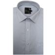 Self Design Gray Shirt : Business