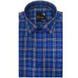 Checks Blue Shirt : Business