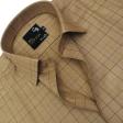 Checks Fawn Shirt : Business