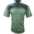 Handpainted Green Shirt : Ditto