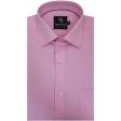 Self Design Pink Shirt : Business