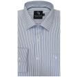 Stripes Blue Shirt : Business