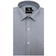 Stripes Gray Shirt : Business