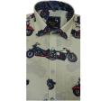 Print Khakhi Shirt : Party