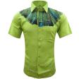 Handpainted Green Shirt : Ditto