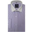 Stripes Mauve Shirt : Business
