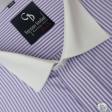 Stripes Mauve Shirt : Business