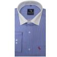 Stripes Blue Shirt : Business