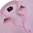 Self Design Pink Shirt : Business