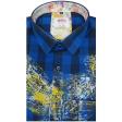 Handpainted Blue Shirt : Ditto