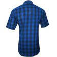 Handpainted Blue Shirt : Ditto