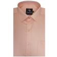 Self Design Peach Shirt : Business