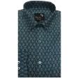 Print Green Shirt : Party