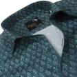 Print Green Shirt : Party