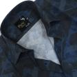Print Blue Shirt : Party