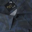 Print Blue Shirt : Party