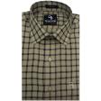 Checks Khakhi Shirt : Business
