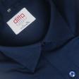 Embroidered Navy Blue Shirt : Ditto