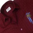 Embroidered Maroon Shirt : Ditto