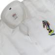 Embroidered White Shirt : Ditto